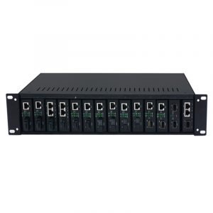 AOR-14_media converter chassis rack