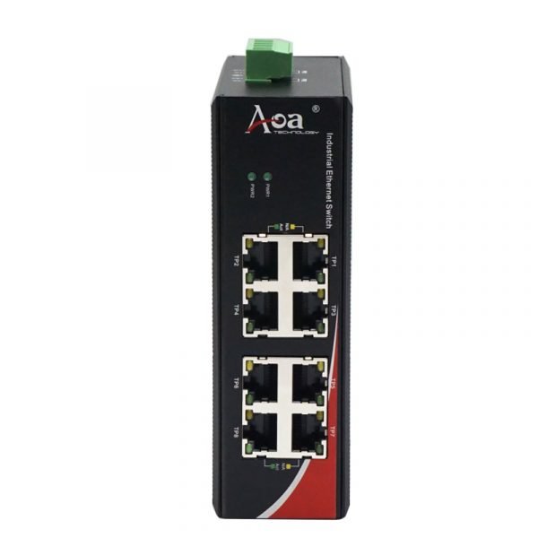 DES1008_8 ports 100M industrial PoE switch