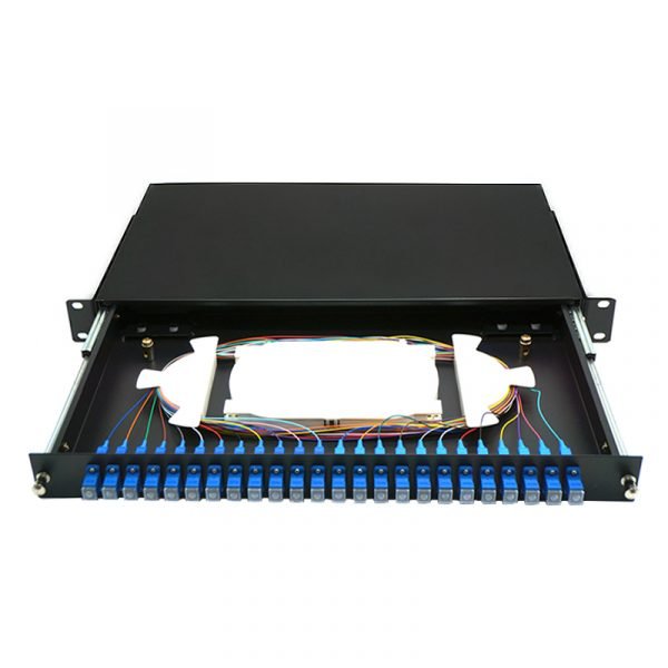 RMS-1U24_fiber patch panel_slide type_24 ports