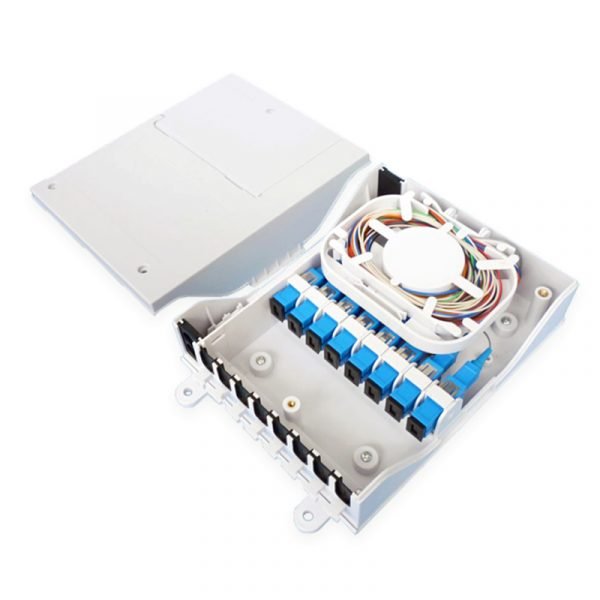 FDB-08R_FTTH pass-trough enclosure 1x8 splitter