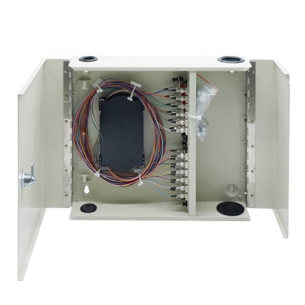 FWB-D-24FC_fiber distribution box_wall-mounted_24 ports_FC Pigtails