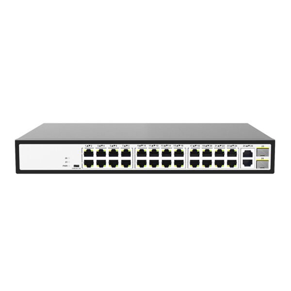 CES2026-24T2C CES2026-24P2C_ 24FE 2GE Gigabit Unmanaged PoE Switch