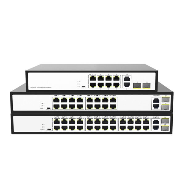 CES2010-8P2C    8FE 2GE PoE Unmanaged Switch - Image 2